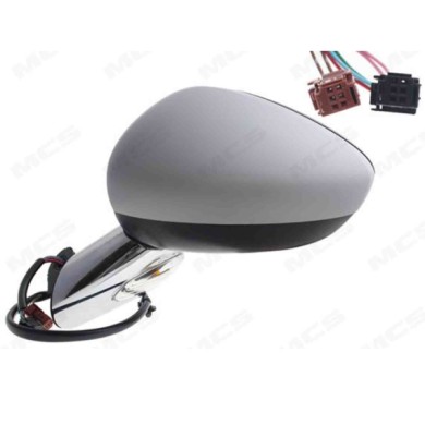 SX_SCRITTA_LOGO.jpg Retrovisore Completo Sinistro Citroën Ds3 2009-2015 9 Pins 1608047680 Elettrico Convesso Termico Da Vernicia