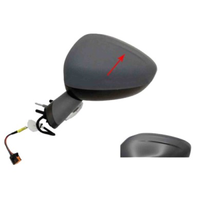 SX_SCRITTA_LOGO.jpg Retrovisore Completo Sinistro Citroën Ds4 2011-2015 6 Pins 1608533680 Elettrico Convesso Termico Da Vernicia