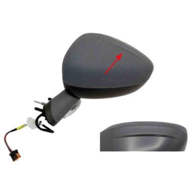 SX_SCRITTA_LOGO.jpg Retrovisore Completo Sinistro Citroën Ds4 2011-2015 10 Pins 1608533680 Elettrico Convesso Termico Da Vernici