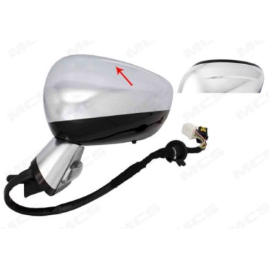 SX_SCRITTA_LOGO.jpg Retrovisore Completo Sinistro Citroën Ds4 2011-2015 14 Pins 1608535480 Elettrico Convesso Termico Richiudibi