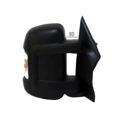 DX_SCRITTA_LOGO.jpg Retrovisore Completo Destro Citroën Jumper | Relay 2006-2023 2 Pins 8153Nl Specchio Angolo Morto Manuale