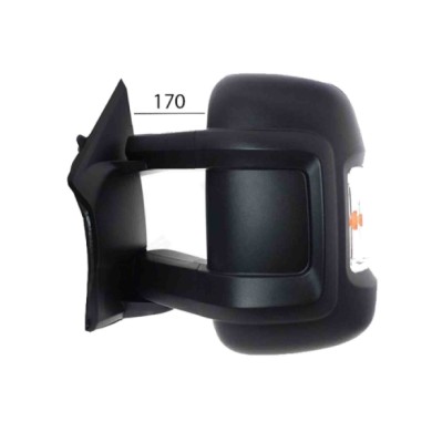 SX_SCRITTA_LOGO.jpg Retrovisore Completo Sinistro Citroën Jumper | Relay 2006-2023 2 Pins 8154 55 Specchio Angolo Morto Manuale