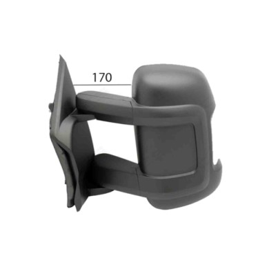 SX_SCRITTA_LOGO.jpg Retrovisore Completo Sinistro Citroën Jumper | Relay 2006-2023 4 Pins 8153 Y3 Specchio Angolo Morto Manuale