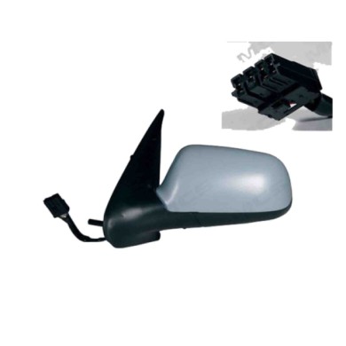 SX_SCRITTA_LOGO.jpg Retrovisore Completo Sinistro Citroën Xsara 1997-2003 8148Tg Elettrico Asferico Azzurrato Termico Da Vernici