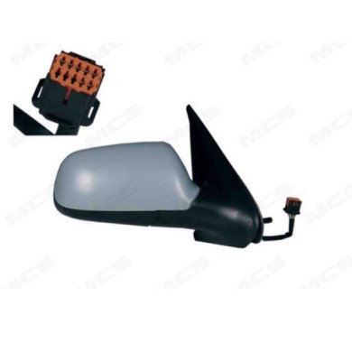 DX_SCRITTA_LOGO.jpg Retrovisore Completo Destro Citroën Xsara 1997-2003 Elettrico Convesso Azzurrato Termico Da Verniciare Sonda