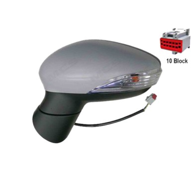 SX_SCRITTA_LOGO.jpg Retrovisore Completo Sinistro Ford Fiesta Tre Volumi 2012-2016 5 Pins 1863529 Elettrico Asferico