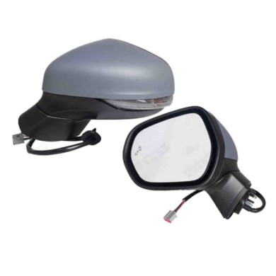 SX_SCRITTA_LOGO.jpg Retrovisore Completo Sinistro Ford Fiesta Vii 2017-2022 12 Pins 2090896 Elettrico Convesso Termico Da Vernic