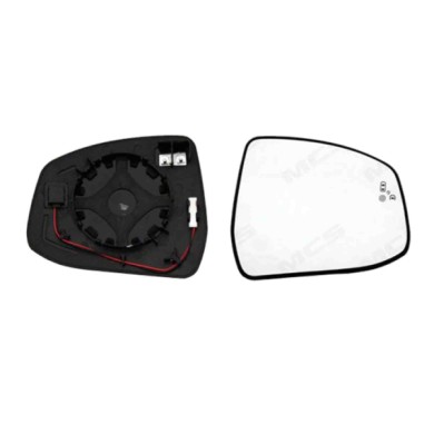 DX_SCRITTA_LOGO.jpg Piastra Retrovisore Destro Ford Focus Iii 2010-2020 2 Pins Convesso Termico Con Side