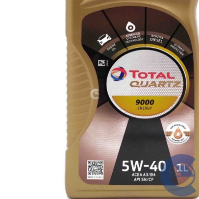 Total Quartz, olio motore 9000 5W-40, 5L