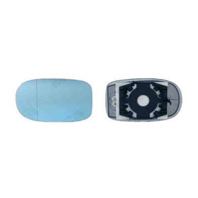 SX_SCRITTA_LOGO.jpg Piastra Retrovisore Sinistro Lancia Thesis 2002-2009 71718380 Convesso Azzurrato Termico