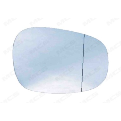 DX_SCRITTA_LOGO.jpg Piastra Retrovisore Destro Bmw 3 2008-2011 51167158902 Asferico Azzurrato Termico