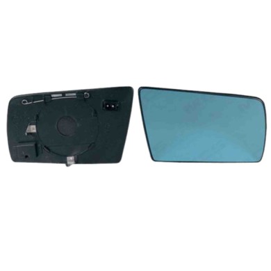 DX_SCRITTA_LOGO.jpg Piastra Retrovisore Destro Mercedes-Benz Classe C 1993-2000 A2028101721 Convesso Azzurrato