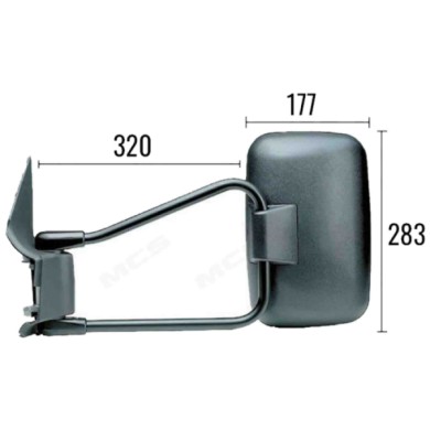 SX_SCRITTA_LOGO.jpg Retrovisore Completo Sinistro Mercedes-Benz Sprinter 2-T 1995-2006 A0008114830 Manuale Convesso SX_SCRITTA_LOGO.jpg Retrovisore Completo Sinistro Mercedes-Benz Sprinter 2-T 1995-2006 A0008114830 Manuale Convesso
