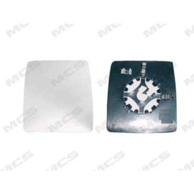 SX_SCRITTA_LOGO.jpg Piastra Retrovisore Sinistro Opel Combo 2001-2011 6428781 Convesso Termico