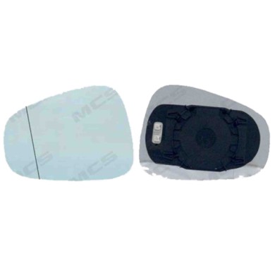 SX_SCRITTA_LOGO.jpg Piastra Retrovisore Sinistro Alfa Romeo 159 2005-2012 0156080865 Convesso Azzurrato Termico