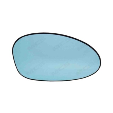 DX_SCRITTA_LOGO.jpg Piastra Retrovisore Destro Bmw 1 2006-2010 51167157246 Convesso Azzurrato Termico