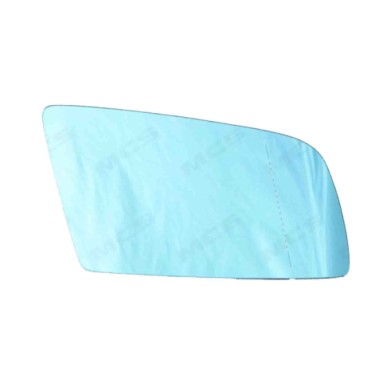 DX_SCRITTA_LOGO.jpg Piastra Retrovisore Destro Bmw 5 2001-2010 51167065082 Asferico Azzurrato Termico