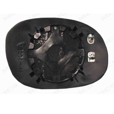 SX_SCRITTA_LOGO.jpg Piastra Retrovisore Sinistro Citroën C2 2003-2009 8151Ce Elettrico Asferico Termico