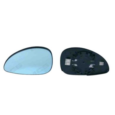 SX_SCRITTA_LOGO.jpg Piastra Retrovisore Sinistro Citroën C4 I 2004-2009 8151Hn Convesso Azzurrato Termico