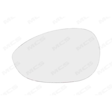 SX_SCRITTA_LOGO.jpg Piastra Retrovisore Sinistro Fiat 500 2007 0071740496 Convesso