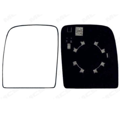 DX_SCRITTA_LOGO.jpg Piastra Retrovisore Destro Citroën Jumpy 2007-2016 8151Lk Convesso Termico 135X155