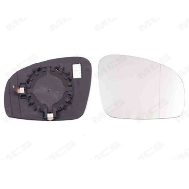 DX_SCRITTA_LOGO.jpg Piastra Retrovisore Destro Skoda Fabia Ii 2007-2014 5J0857522M Asferico Termico