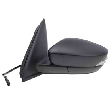 SX_SCRITTA_LOGO.jpg Retrovisore Completo Sinistro Skoda Fabia Iii 2014-2021 6 Pins 6V1857507C Elettrico Convesso Termico Con Ind