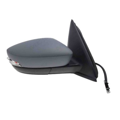 DX_SCRITTA_LOGO.jpg Retrovisore Completo Destro Skoda Fabia Iii 2014-2021 6 Pins 6V1857508C Elettrico Convesso Termico Da Vernic