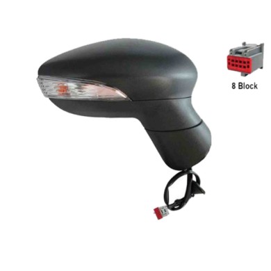 DX_SCRITTA_LOGO.jpg Retrovisore Completo Destro Ford Fiesta Tre Volumi 2008-2012 5 Pins 1594572 Elettrico Asferico Con Indicator