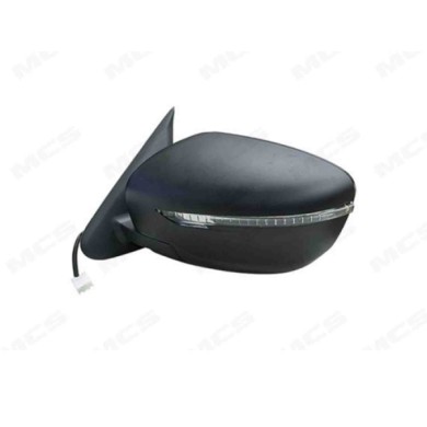 SX_SCRITTA_LOGO.jpg Retrovisore Completo Sinistro Nissan Juke 2014-2019 13 Pins 96302Bv91D Elettrico Convesso Termico Con Indica