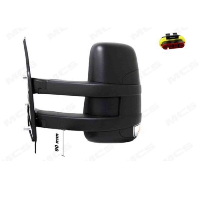 SX_SCRITTA_LOGO.jpg Retrovisore Completo Sinistro Iveco Daily Citys 2014 5802029770 Specchio Angolo Morto Manuale