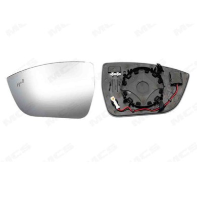 SX_SCRITTA_LOGO.jpg Piastra Retrovisore Sinistro Cupra Ateca 2018 2 Pins Convesso Termico Con Side