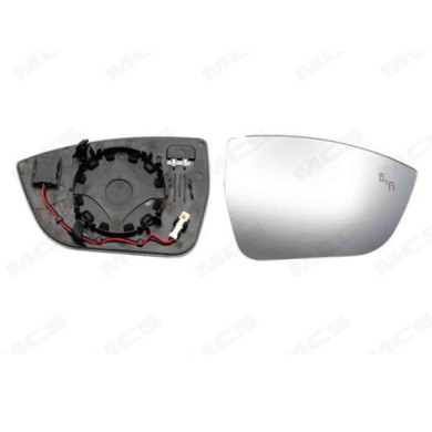 DX_SCRITTA_LOGO.jpg Piastra Retrovisore Destro Cupra Ateca 2018 2 Pins Convesso Termico Con Side