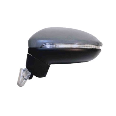 SX_SCRITTA_LOGO.jpg Retrovisore Completo Sinistro Citroën C4 Grand Picasso I 2006-2012 15 Pins 8152 A2 Elettrico Convesso Azzurr