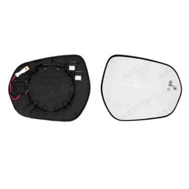 SX_SCRITTA_LOGO.jpg Piastra Retrovisore Sinistro Ford Fiesta Vii 2017-2022 2 Pins 2087333 Convesso Termico Con Side