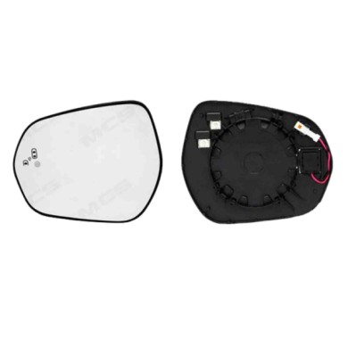 DX_SCRITTA_LOGO.jpg Piastra Retrovisore Destro Ford Fiesta Vii 2017-2022 2 Pins 2087325 Convesso Termico Con Side