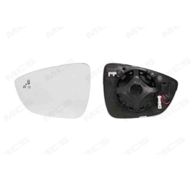 SX_SCRITTA_LOGO.jpg Piastra Retrovisore Sinistro Ford Focus Iv 2018 2 Pins 2195787 Convesso Termico Con Side