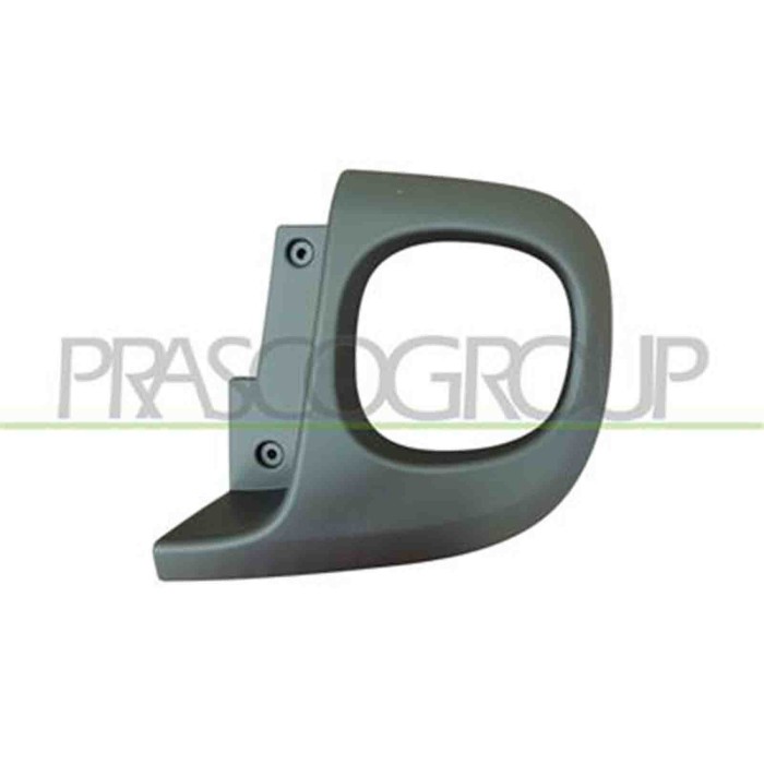 FT0401253_1.JPG Modanatura Destra Paraurti Posteriore Nera Goffrata Per Fiat 500 L Dal 2012 Al 2017