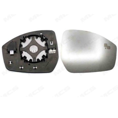 DX_SCRITTA_LOGO.jpg Piastra Retrovisore Destro Jaguar E-Pace 2017 2 Pins Convesso Termico Con Side