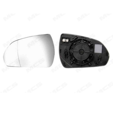 SX_SCRITTA_LOGO.jpg Piastra Retrovisore Sinistro Hyundai I30    2017 2 Pins 87611-G4030 Asferico Termico