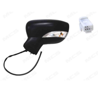 SX_SCRITTA_LOGO.jpg Retrovisore Completo Sinistro Nissan Micra V 2016 5 Pins 96302-5Fa0B Elettrico Convesso Con Indicatore Di Di