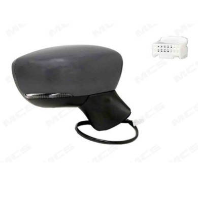 DX_SCRITTA_LOGO.jpg Retrovisore Completo Destro Nissan Micra V 2016 7 Pins 96301-5Fa0D Elettrico Convesso Termico Da Verniciare