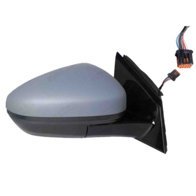 DX_SCRITTA_LOGO.jpg Retrovisore Completo Destro Opel Grandland X 2017-2021 8 Pins Elettrico Convesso Termico Da Verniciare Sonda