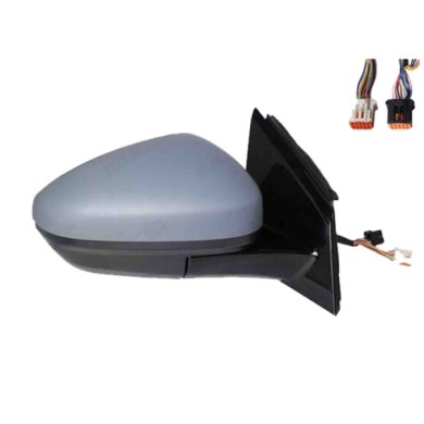 DX_SCRITTA_LOGO.jpg Retrovisore Completo Destro Opel Grandland X 2017-2021 10 Pins Elettrico Convesso Termico Da Verniciare