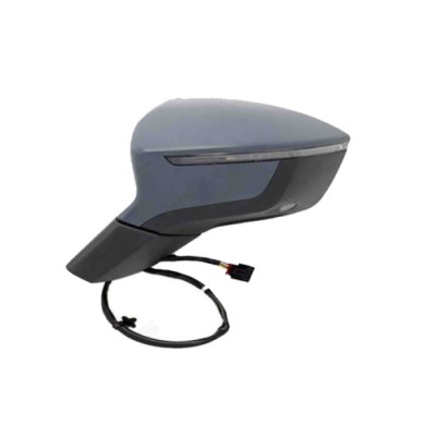 SX_SCRITTA_LOGO.jpg Retrovisore Completo Sinistro Seat Ateca 2016-2020 9 Pins 576857507Ac9B9 Elettrico Convesso Termico Da Verni