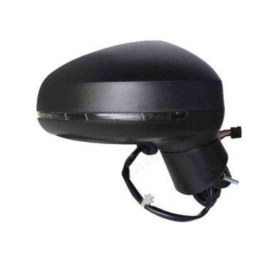 DX_SCRITTA_LOGO.jpg Retrovisore Completo Destro Audi A1 2014-2018 6 Pins 8X1857410F9B9 Elettrico Convesso Termico Con Indicatore