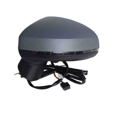 SX_SCRITTA_LOGO.jpg Retrovisore Completo Sinistro Audi A1 2014-2018 6 Pins 8X1857409F9B9 Elettrico Asferico Termico Da Verniciar