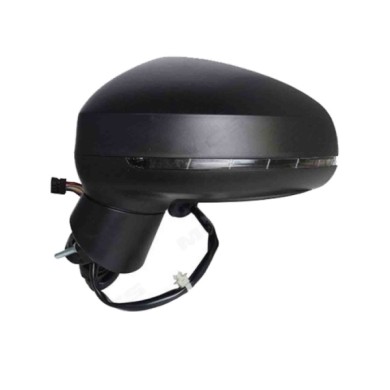 SX_SCRITTA_LOGO.jpg Retrovisore Completo Sinistro Audi A1 2014-2018 8 Pins 8X1857409G9B9 Elettrico Asferico Termico Richiudibile