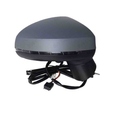 DX_SCRITTA_LOGO.jpg Retrovisore Completo Destro Audi A1 2014-2018 12 Pins 8X1 857 410T 9B9 Elettrico Convesso Termico Da Vernici