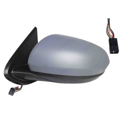 SX_SCRITTA_LOGO.jpg Retrovisore Completo Sinistro Dacia Duster 2017 5 Pins 963023958R Elettrico Convesso Termico Da Verniciare